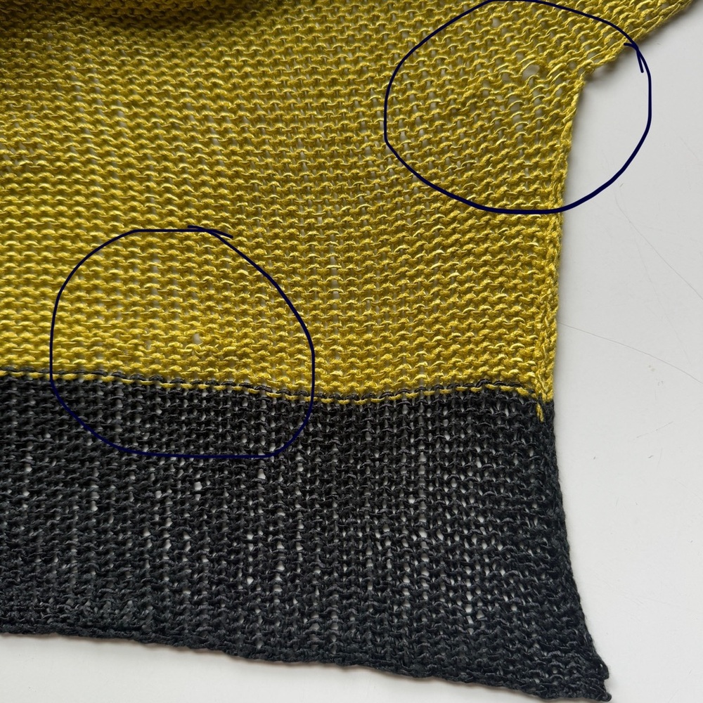 Alembika Knit Tunic Top - Chartreuse & Black - Small - Picture 8 of 8